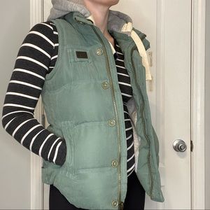 Green Puffer Vest